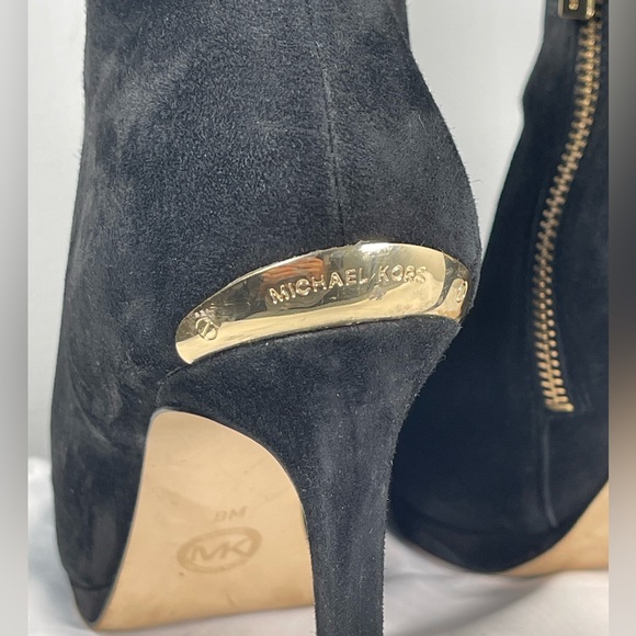 .MICHAEL KORS Suede Stiletto Ankle Boots - Picture 12 of 12